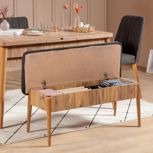 Set Masa si Scaune 4 Piese Vina 1053 Atlantic Pine-Antracit - Img 12