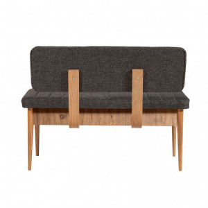 Set Masa si Scaune 5 Piese Vina 105 Atlantic Pine-Antracit - Img 4