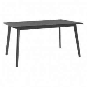 Set Masa si Scaune Benson-Toto 7 Piese Gri Rustic 150x90x75 cm - Img 2
