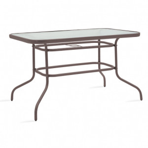 Set Masa si Scaune Gradina Valor-Calan 7 Piese Maro - Img 3