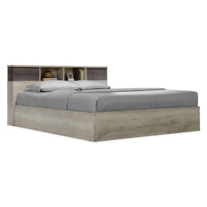 Set mobilă dormitor cu 3 piese Olympus, alb, 147.7x221x84 cm - Img 2