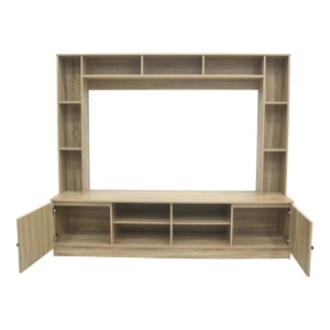 Set mobilă TV Ambera, stejar sonoma, 200x40x171.5 cm - Img 2