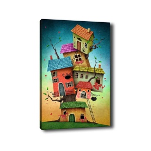 Tablou Kanvas Multicolor 50x70x3 cm - Img 2