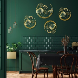 Tablou metalic Weifang Verde 70x70x7 cm - Img 5