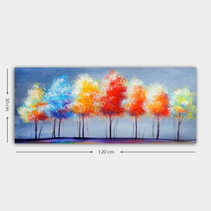 Tablou Mithra Oasis Multicolor 50x120 cm - Img 3