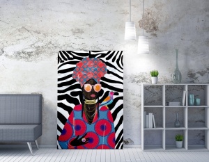 Tablou WY208 Multicolor 70x100x2 cm - Img 2
