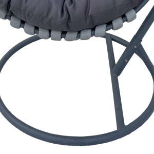 Balansoar de Gradina Model Makito, Gri, 100x105x195 cm - Img 6