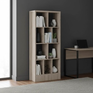 Bibliotecă Dividre, stejar sonoma, 80x30x181 cm
