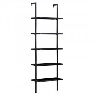 Biblioteca Pako World, Model Harris, 70x22x200 cm, Negru