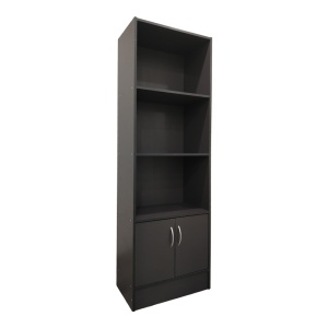 Bibliotecă Tekaro I, antracit, 57x33x180 cm - Img 2