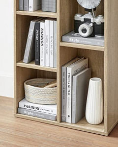 Biblioteca Vasagle, Model Sonny, 80x50x24 cm, Natur - Img 6