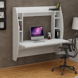 Birou Buglem Alb 123.6x120x55 cm - Img 1