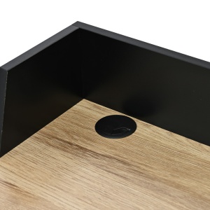 Birou Model Zervan, Stejar/Negru, 80x50x84 cm - Img 5