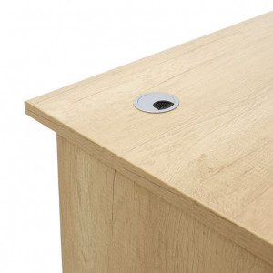 Birou Pako World, model Amazon, 120x75x75 cm, Stejar Sonoma - Img 5