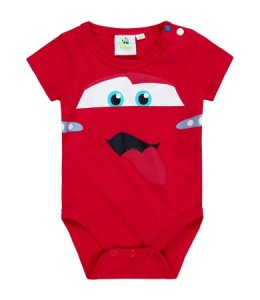 Body rosu cu maneca scurta Cars - Img 1