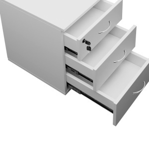 Bufet - Comodă Living Mobile drawer Amazon, alb, 39x47x52.5 cm - Img 4