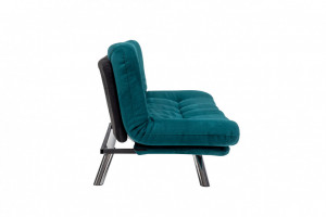 Canapea Extensibila, 3 Locuri Misa Small Sofabed Petrol Verde - Img 7
