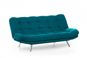 Canapea Extensibila, 3 Locuri Misa Sofabed Petrol Verde - Img 6