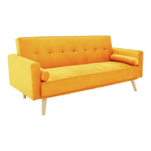 Canapea Extensibila Success, galben, 3 locuri, 190x80x84 cm - Img 2