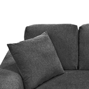 Coltar Cornerdo, gri inchis, 265x175x85 cm - Img 8