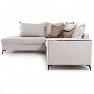 Coltar Dreapta Boston Crem - Mocha 290x235x95 cm - Img 3