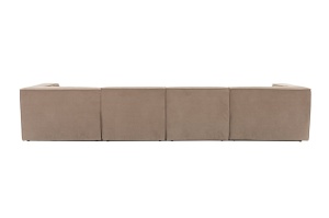 Colțar dreapta Sora Cappuccino 430x75x102 cm - Img 12
