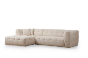 Colțar modular stanga Cady Bej 300x150x72 cm - Img 5