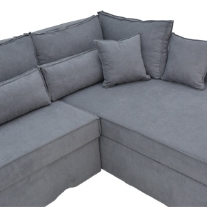 Coltar Reversibil Venzie, gri, 283x214x83 cm - Img 9