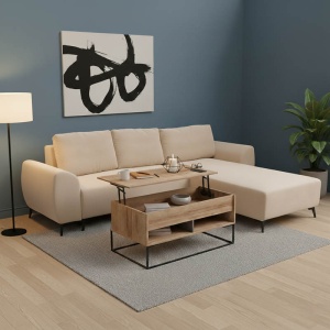 Coltar Settee, bej, 286x204x93 cm - Img 2