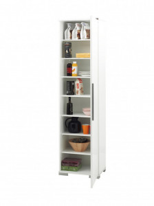 Comoda Model ADR-408, Alb lucios, 50x35x187 cm - Img 6