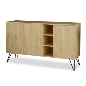 Comoda Model Clara, Stejar, 142x35.5x82 cm - Img 1