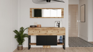 Comoda Model ML26-A, Pin, 139x43.3x83.6 cm - Img 3