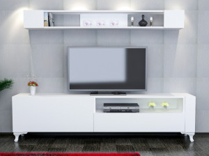 Comoda TV Kar - Alb - Img 1