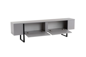 Comoda TV Model Serenity, Gri/Negru - Img 8