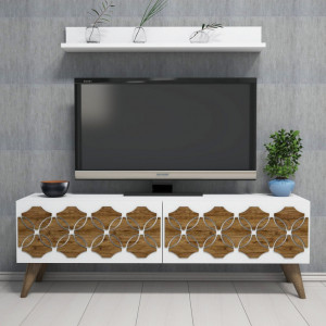 Comoda TV Nisan - Alb - Img 3