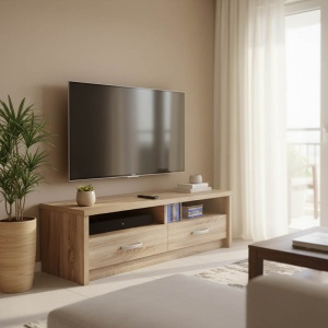 Comodă TV Podizor, stejar sonoma, 120x45x42.5 cm