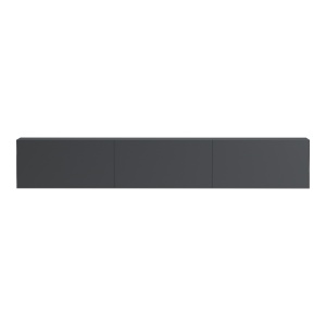 Comoda TV Rival, suspendata, cu iluminare LED, Antracit, 180 x 35 x 30 cm - Img 4