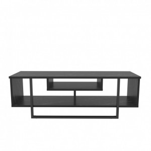 Comoda TV Salvador, Model Asal, 120x40.2x35.2 cm, Negru - Img 6