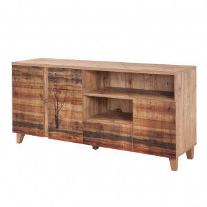 Comoda TV Salvador, Model Marina, 160x65x45 cm, Multicolor - Img 5