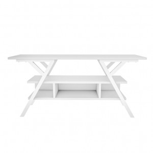 Comoda TV Salvador, Model Minerva, 120x55x35 cm, Alb - Img 5