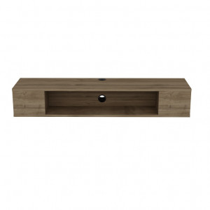Comoda TV Salvador, Model Peti, 135x23x35.2 cm, Nuc - Img 3