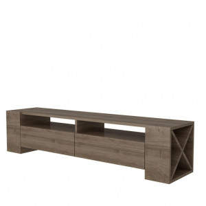 Comoda TV Salvador, Model Sosruko, 155x35x35 cm, Nuc - Img 3