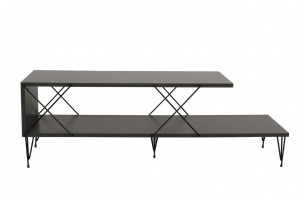 Comoda TV Salvador, Model Street, 120x40x30 cm, Antracit - Img 8