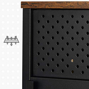 Comoda TV Songmics, Model Rios, 120x40x55 cm, Negru - Img 7