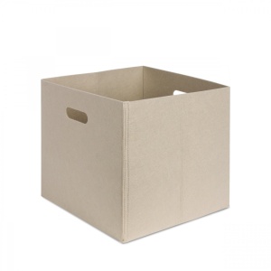 Coș de pâslă HMY Crem 30x30x30 cm - Img 2