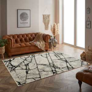 Covor Cappuccino Imprimeu Piatra 16102, 120x170 cm, 1550 gr/mp - Img 2