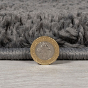 Covor Feather Soft CHARCOAL 200X200 cm, Flair Rugs - Img 3