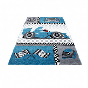 Covor Kids Albastru V1 80x150 cm - Img 2
