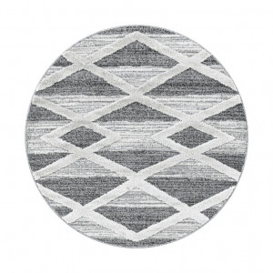 Covor Pisa Gri V7 120x120 cm - Img 1