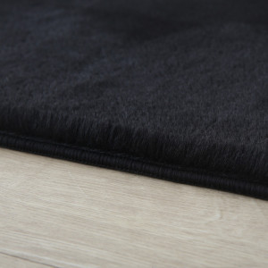 Covor Pouffy V1 Negru 200 x 200cm - Img 1